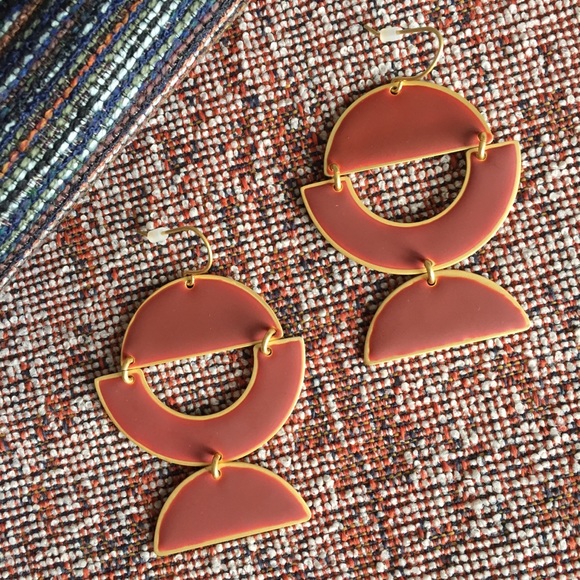 sale | madewell | enamel earrings - Picture 2 of 7